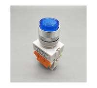 1PC 22mm LAY37-11DN Self-locking Push Button Switch with Light 10A/660V Blue 36V RNUMLIGH