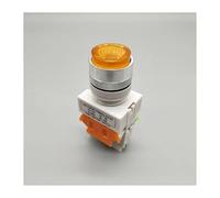 1PC 22mm LAY37-11DN Self-locking Push Button Switch with Light 10A/660V Yellow 36V RNUMLIGH