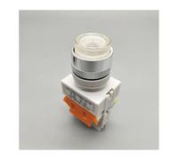 1PC 22mm LAY37-11DN Self-reset Push Button Switch with Light 10A/660V WHITE 36V RNUMLIGH