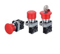 1PC 22mm Pulsante di arresto di emergenza a fungo Interruttore XB2-BS542 BS442 BS642 BS142 10A Pulsante di arresto di emergenza Interruttore di alimentazione Interruttore di avviamento(XB2-BS142)