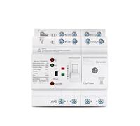 1PC 230V Din Rail ATS L N Small Dual Power Automatic Transfer Electrical Selector Switches Uninterrupted 4P 63A TOQ6 CZMDKEXM