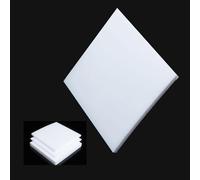 1pc 250mm x 250mm PTFE Plastic Sheet - High-Performance Non-Stick Board for Gaskets, DIY Crafts & Electrical Insulation(2mm)