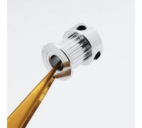 1pc 2GT Puleggia 20 Denti 2M Puleggia Dentata Foro 3 3.17 4 5 6 6.35 8mm Puleggia Larghezza 10 mm GT2 Ruote Sincrone(Bore 4mm)