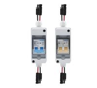 1pc 2P 1000V 16A Solar photovoltaic PV Combiner Box with DC MCB IP65 HT 2ways 600/1000V 1 input 1 out DC Circuit Breaker