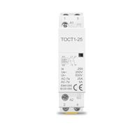 1pc 2P 2NO 25A 220V/230V 50/60HZ Din rail Household ac Modular contactor CZMDKEXM