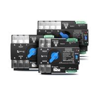 1pc 2P L N 110V-120V 63A Din Rail 3 phase Dual Power Automatic Transfer Electrical Selector Switch Uninterrupted TOQ7 CZMDKEXM