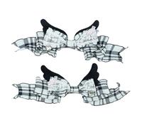 1pc/2pcs Bowknot Forcine per capelli da ragazza calda ali di peluche & Bowknot clip per capelli primaverili da sposa per donna Ponytail Hair Clip