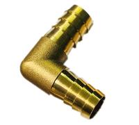 1PC 3 4 5 6 8 10 12 14 16 19 25mm Hose Barb Equal Reudcing Connettore a gomito Portagomma 90 Gradi Adattatori Trasferimento Tubo in ottone Raccordo Carburante(25mm To 25mm Barb)