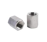 1PC 3/4" BSPP Female Thread Stainless Steel Socket High Pressure Pipe Fitting