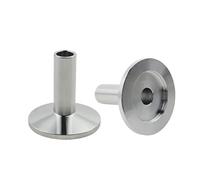 1PC 3/8" OD Tube to KF16 Vacuum Welding Ferrule SUS304 Stainless VCR Pipe Fitting