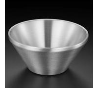 1PC 304 Acciaio Inox Doppio Strato Ciotola Ramen Pasta Frutta Cibo Tavola