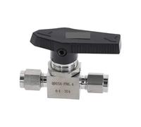 1PC 304 Stainless Steel Ball Valve Female SS304 For tube-line and pipeline Q91SA OD 3/8"