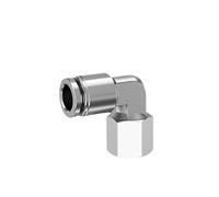 1PC 304 Tubo Pneumatico In Acciaio Inox Raccordo PLF, PB, PD Connettore Del Tubo Dell'aria 1/8 1/4 3/8 1/2 BSP Raccordi for Tubi A Sgancio Rapido(8-01 (8mm-1l8),PLF)