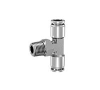 1PC 304 Tubo Pneumatico In Acciaio Inox Raccordo PLF, PB, PD Connettore Del Tubo Dell'aria 1/8 1/4 3/8 1/2 BSP Raccordi for Tubi A Sgancio Rapido(6-M5 (6mm-M5),PB)