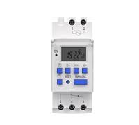 1pc 30A 12V AC DC 1NO 1NC Din Rail single phase Weekly 7 Days Programmable Digital TIME SWITCH Relay Timer