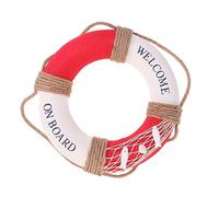 1Pc 30Cm Simulazione Schiuma Salvagente Ciondolo Creativo Colorato Salvagente Decorazione Murale Anello Di Vita Nautico Decorazione Murale Per Ristorante Bar Casa (Pesce Rosso)