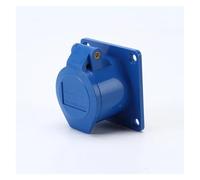 1pc 32A 3Pin 2P+E IP44 Waterproof Industrial Electrical Connector Plug Socket for Applications(Multicolor)