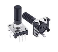 1PC 360 Degree Rotary Encoder EC12 RE12 3Pin 24 Position No Push Button Switch 20mm Plum handle CBQZCHWDKT