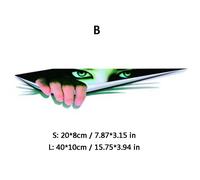 1pc 3D Novità Film Auto Van Moto Adesivo Simulazione Cover Graffi