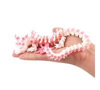1PC 3D Printed Cherry Blossom Dragon Model Articulated Magical Movable Fantasy Creature Figurine for Display Collection Gift