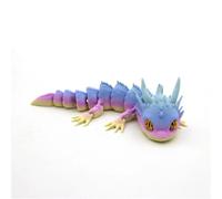 1pc 3D Printed Dragon Model Simulation Detailed Figurine Fantasy Creature Desktop Decoration Collectible Gift for Adults(4)