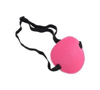 1PC 3D Singola benda sull'occhio Maschera for gli occhi Pirata Benda sull'occhio Un occhio Lavabile Regolabile Benda sull'occhio concava Kid Pirate Cosplay(Pink)