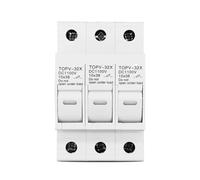1pc 3P WITHOUT LED 1100V DC Fuse Holder 10 * 38mm High Voltage PV TOPV-32X