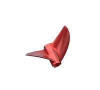 1PC 4.76mm 3/16 '' CNC Rosso 2Blades Alluminio Elica sinistra/Destra D38/40/41/42/43/44/45/46/48/51/52mm per RC Gamberetti Barca Cat Boat (D49mm sinistra)