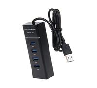 1Pc 4 Computer Multi-Porta Hub-Convertitore Di Trasferimento Portatile Multi-Interfaccia Splitter Accessorio Adattatore Porta Di Espansione Interfaccia USB Multi-Porta
