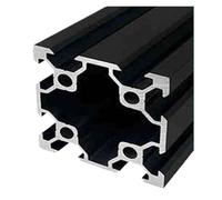 1PC 4040 Profilo in alluminio nero Lineare Estrusione di guide Struttura in metallo T-slot CNC Parti for stampante 3D Macchina fai da te Stampa(OB-4040-2V-b,100mm)