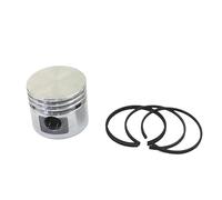 1pc 42 mm 47 mm 48 mm 51 mm Pistone compressore ad aria con per anelli pistone da 3 pcs set di olio anello compatibile con accessori per pompa 'aria parti pneumatiche in metallo(42 piston 42 rings)