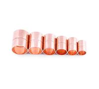 1pc 45mm Copper Fitting Equal Straight Coupling Socket Welding Pipe Connector ZGPOSQKZSC