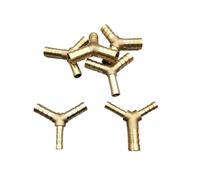 1pc 4mm 5mm 6mm 8mm 10mm 12mm Y Type Reducing Hose Barb Brass Barbed Tube Pipe Fitting Reducer Coupler Connector Adapter PIUHRKLEVD(16mm-16mm-19mm Barb)