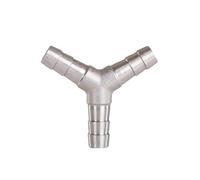 1PC 4mm 6mm 8mm 10mm 12mm 13mm 14mm 15mm 16mm 19mm 20mm Hose Barb Tee Y Tipo 3 A Tre Vie In Acciaio Inox 304 Raccordo Connettore(Y-Type,20mm)