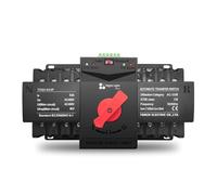 1PC 4P 125A 220V 230V 50/60Hz MCB type Dual Power Automatic transfer switch ATS 2 input 2 output night light series CZMDKEXM