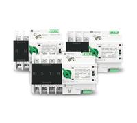 1PC 4P 125A Din Rail ATS for PV and inverter Dual Power Automatic Transfer Selector Switches Uninterrupted CZMDKEXM