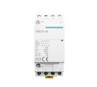 1pc 4P 25A 220V 4NO 50/60HZ Din rail Household ac Modular contactor CZMDKEXM