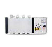 1pc 4P high-current 400A ATS PC Automatic Transfer Switch Electrical Selector Switches 400VAC Auto or Manual 2 input 1 output CZMDKEXM