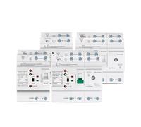 1PC 4P L N 220V-230V 63A Din Rail small PV ATS Dual Power Automatic Transfer Electrical Selector Switch CZMDKEXM