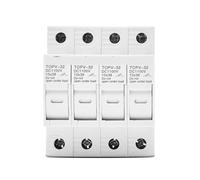 1PC 4P WITHOUT LED 1100V DC Fuse Holder 10 * 38mm TOPV-32X MQXFCZUX