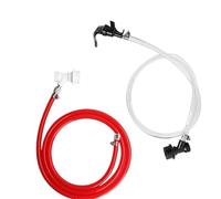 1pc 5/16 "assemblaggio linea gas birra, serratura a sfera gas/liquido e rubinetto da picnic, distributore di birra con tubo in PVC for la produzione di birra fatta in casa