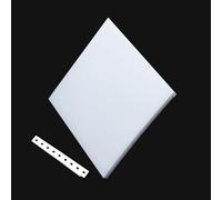 1pc 500mm x 500mm PTFE Plastic Sheet - High Performance Non-Stick Board for Gaskets, DIY Crafts, and Industrial(0.5mm)