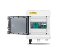 1pc 50A DC MCB Solar photovoltaic PV Combiner Box With Protection 6way 1 input 1 out DC 600V Fuse MCB SPD