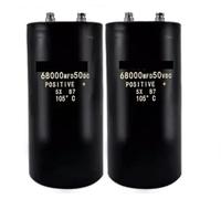 1pc 50V 68000uF Aluminum Electrolytic Capacitor Screw Terminal Capacitor RUAJOGYNVM