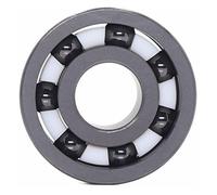 1pc 6201 Cuscinetto in ceramica completa 12 * 32 * 10mm SI3N4 Materiale 620 1ce Tutti i cuscinetti a sfera in ceramica a nitruro di silicio Sostituzione