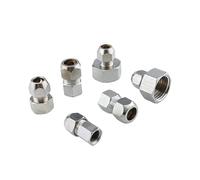 1pc 6mm 8mm 10mm 12mm x 1/8" 1/4" 3/8" 1/2" BSP Female Thread Brass Ferrule Tube Compression Pipe Fitting Connector Adapter(8mm,1/2")