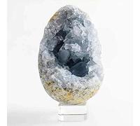 1pc 700g-800g campione di di geode di cristallo blu naturale a grappolo di celestite for la decorazione decorazione della stanza
