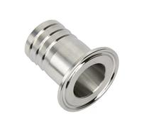 1Pc 8mm-108mm Tubo Sanitario Barb Raccordo Tri Morsetto Tipo Ghiera In Acciaio Inox SUS SS 304 for La Casa(32mm x Ferrule 50.5)