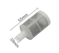 1PC 8mm 10mm 12mm Interfaccia Maglia di Acciaio inossidabile Sifone Filtro a Rete Irrigazione Acquario forniture Pompa a Membrana Forniture di Filtrazione(10mm)