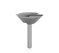 1pc 8mm codolo a coda di rondine fresa for pulizia del fondo punta del router lavorazione del legno incisione punta pulita for legno